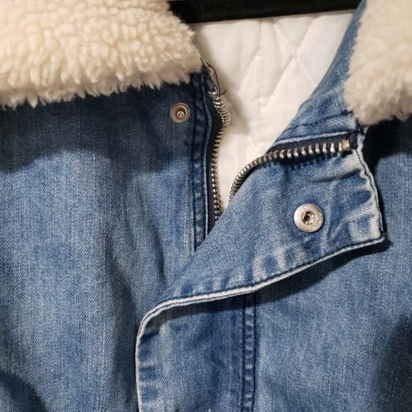 Need Supply Farrow Rio Hooded Jean Coat Jacket size Small - Picture 5 of 16